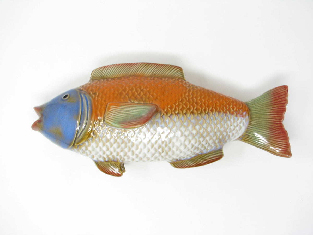 Vintage Fish Shaped Pottery Lidded Serving Dish – edgebrookhouse