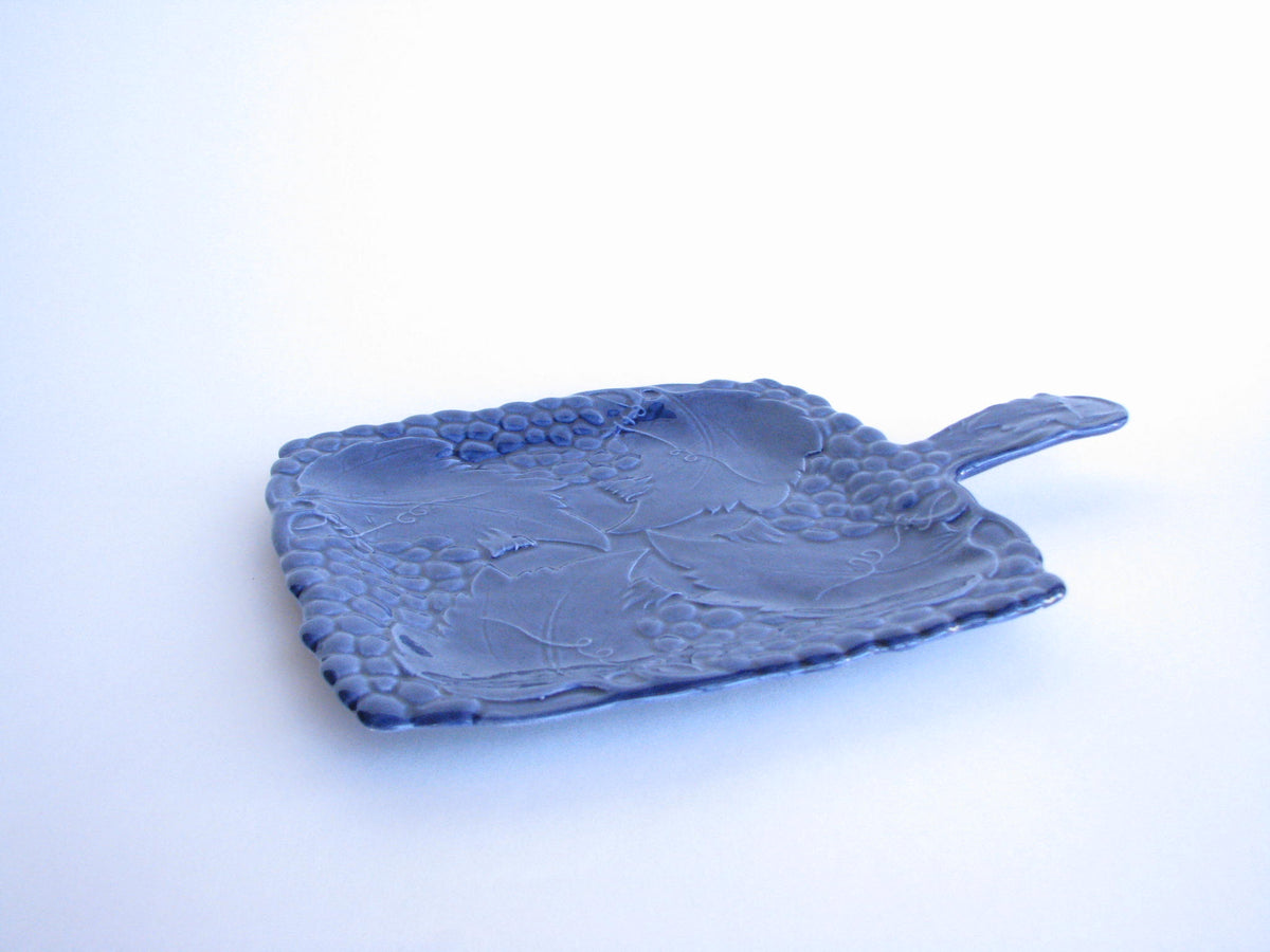 lacquer&c 前身 アリストクラティコ ボメザドリ 42 1940s Dick Knox California Pottery Platter with Embossed Grape