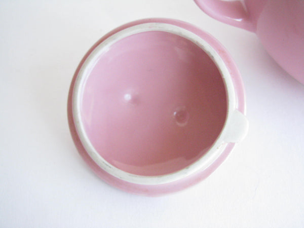 edgebrookhouse - 1980s Copco Sam Lebowitz Designed Pink Ceramic Teapot