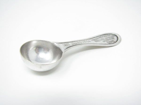 edgebrookhouse - Antique J.M. Bour Co. India and Ceylon Tea Silverplate Advertising Measuring Spoon