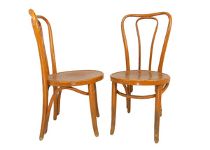 edgebrookhouse - Antique Jacob & Josef Kohn & Mundus Bentwood Side Chairs - a Pair