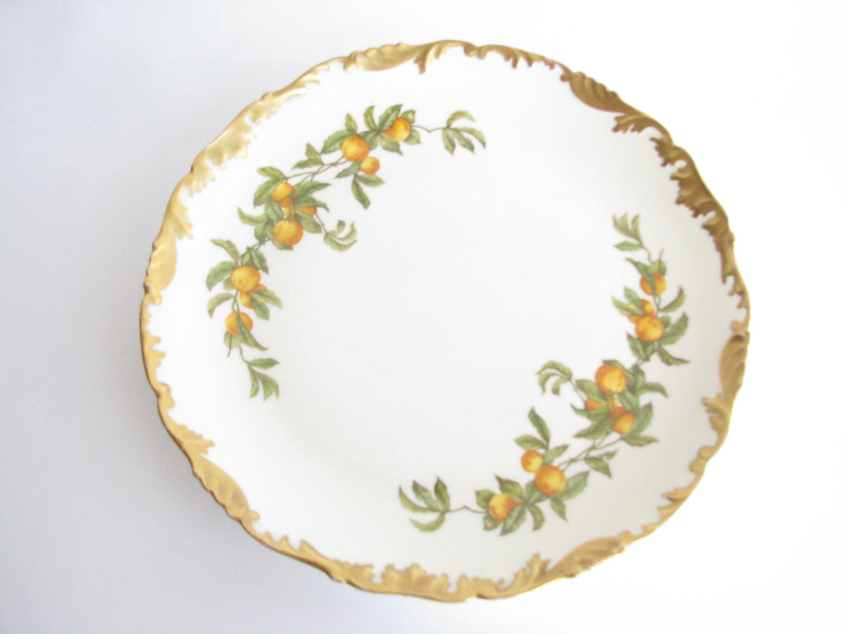 Antique T & V Limoges France Depose Serving Platter with Oranges