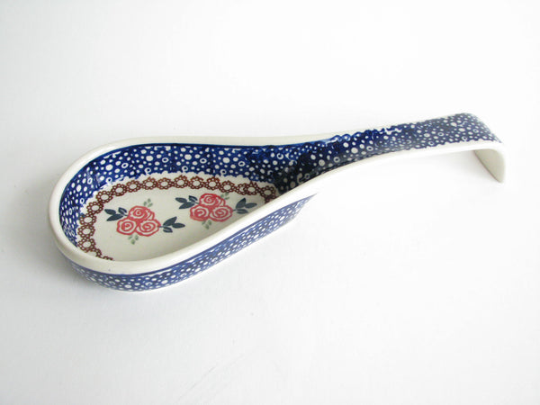 edgebrookhouse - Boleslawiec Polish Pottery Hand Painted Spoon Rest