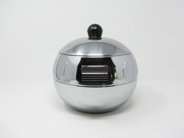 edgebrookhouse - Vintage 1940s West Bend Stainless Steel Penguin Ice Bucket / Hot Server with Bakelite Handles and Finial B