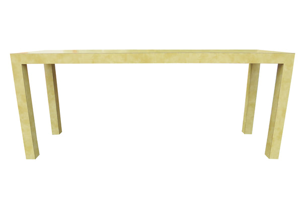 edgebrookhouse - Vintage 1980s Postmodern Parsons Style Laminated Console / Sofa Table