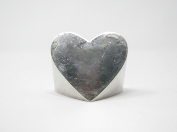 edgebrookhouse - Vintage Dansk Siver-Plated Heart Shaped Paperweight