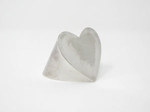 edgebrookhouse - Vintage Dansk Siver-Plated Heart Shaped Paperweight