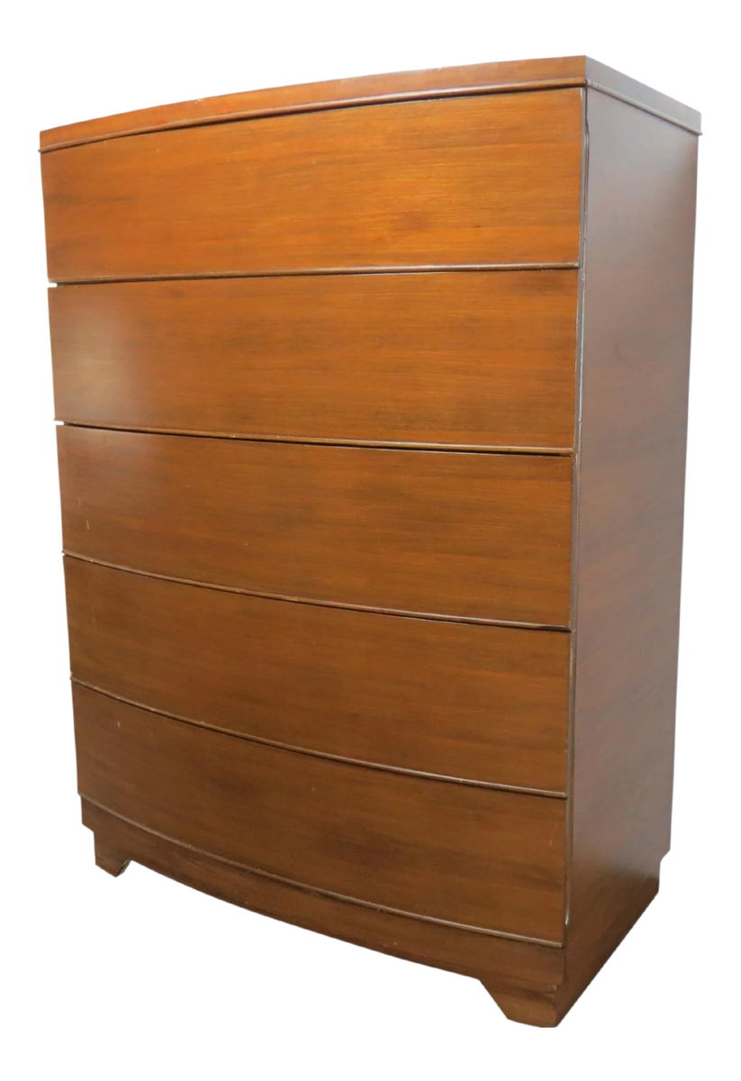 Early 20th Century Historic Showers Brothers Walnut Chest of Drawers