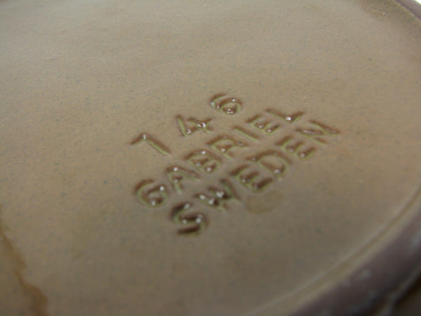 edgebrookhouse - Vintage Gabriel Sweden Pottery Bowl and Small Plate - 2 Pieces