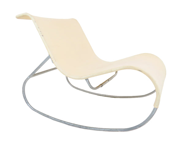 edgebrookhouse - Modern Ikea Emmabo Aluminum and Nylon Mesh Rocker Chair