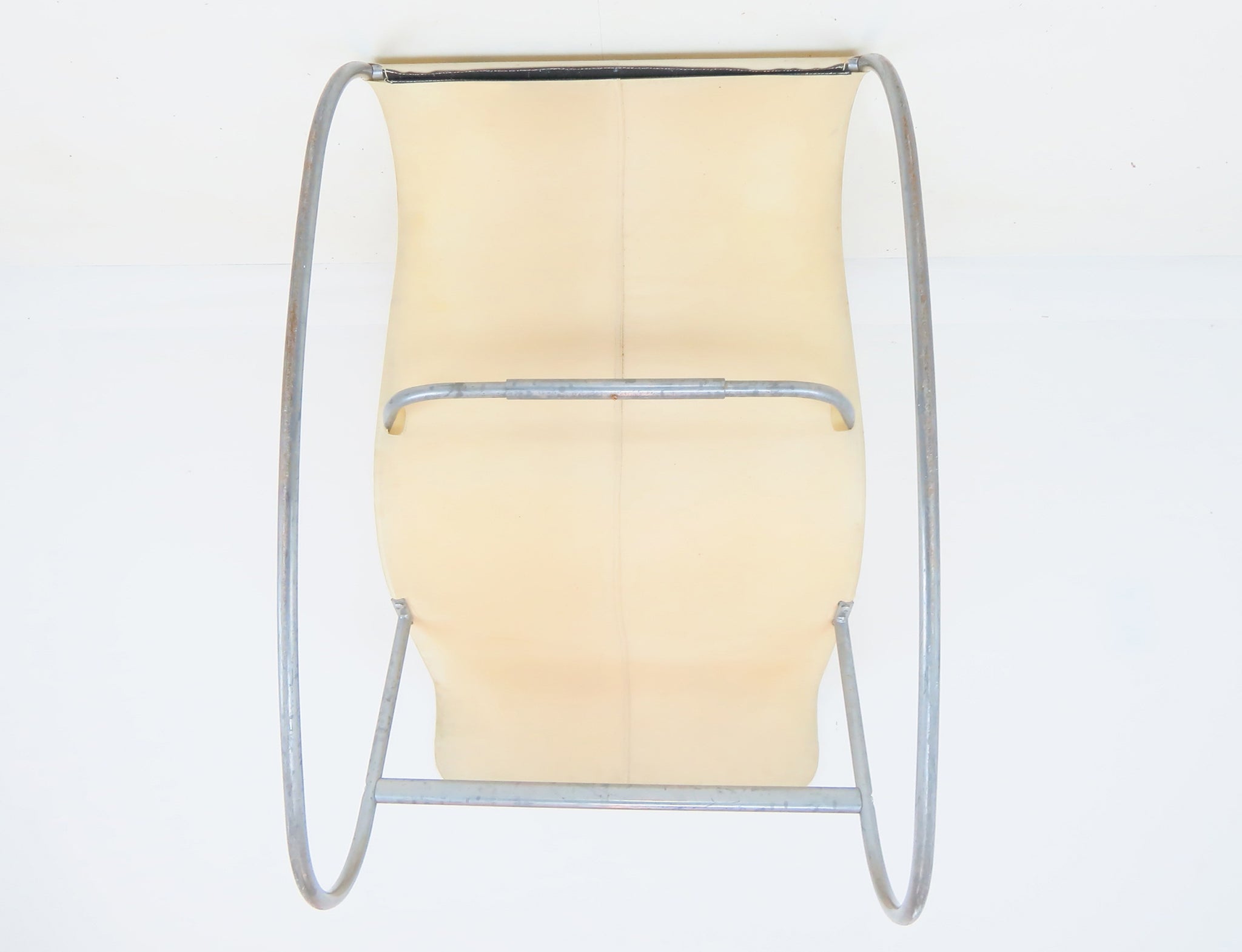 Modern Ikea Emmabo Aluminum and Nylon Mesh Rocker Chair