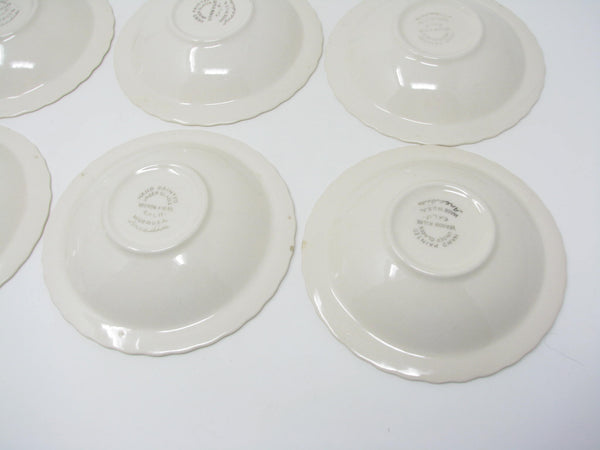 Vintage Metlox Vernon Kilns Arcadia Small Bowls - 6 Pieces