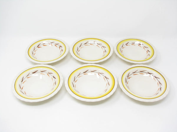 Vintage Metlox Vernon Kilns Arcadia Small Bowls - 6 Pieces