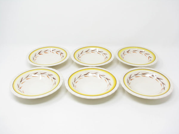 Vintage Metlox Vernon Kilns Arcadia Small Bowls - 6 Pieces