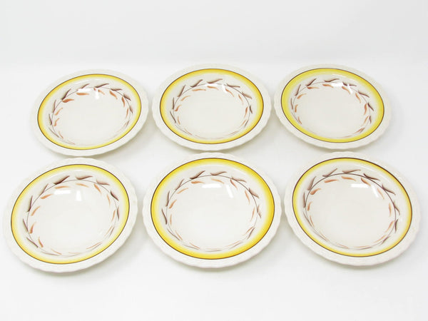 Vintage Metlox Vernon Kilns Arcadia Small Bowls - 6 Pieces