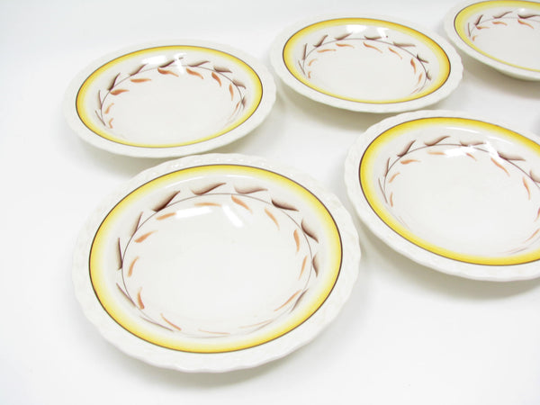 Vintage Metlox Vernon Kilns Arcadia Small Bowls - 6 Pieces