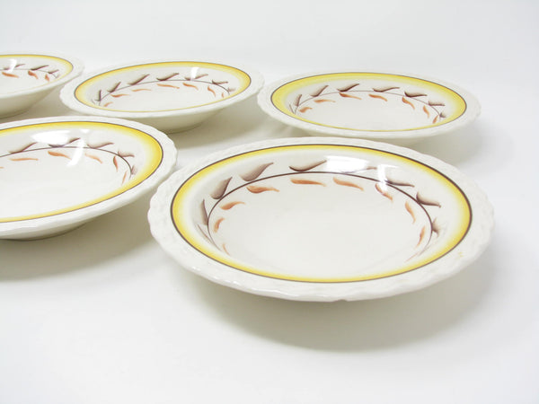 Vintage Metlox Vernon Kilns Arcadia Small Bowls - 6 Pieces