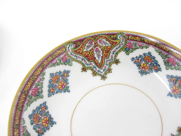 Antique Haviland Limoges France Cashmere Porcelain Small Bowls with Gold Trim - 10 Pieces