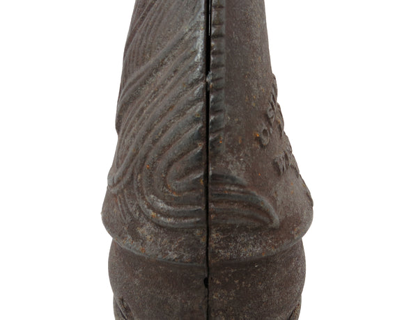 Antique Historic Americana Charles Silberzahn Cast Iron Horse Head Hitching Post Top - 2 Available