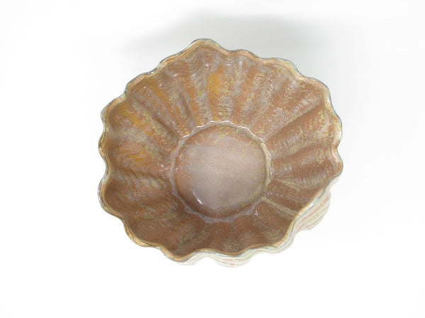 Contemporary Large Shell Shaped Ceramic Planter by Sanibel Home