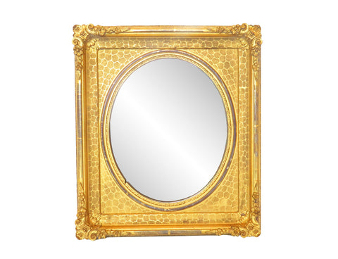 Late 19th Century Antique Victorian Gilded Vanity Mirror
