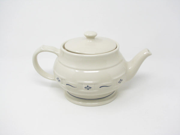 edgebrookhouse Longaberger Woven Traditions Classic Blue Teapot