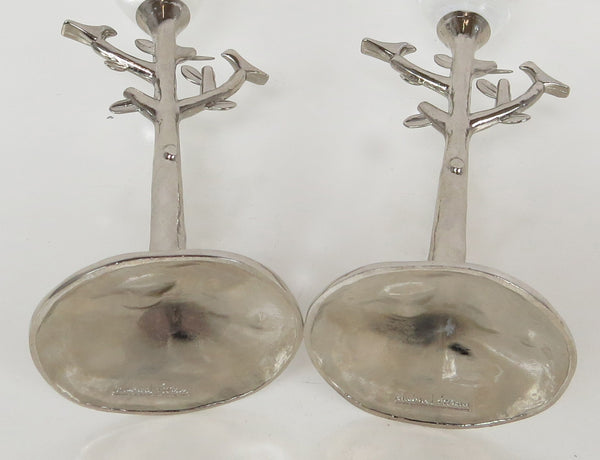 Michael Aram Tree of Life Champagne Toasting Flutes - a Pair