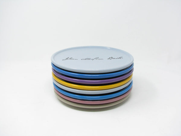 edgebrookhouse Modern Classical Music Composers Plates in Multiple Bright Colors - 8 Pieces