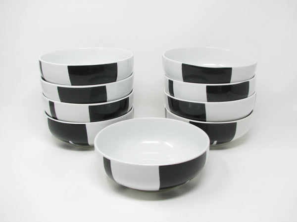 edgebrookhouse - Modern DKNY Urban Graffiti Black White Bowls by Lenox - 9 Pieces