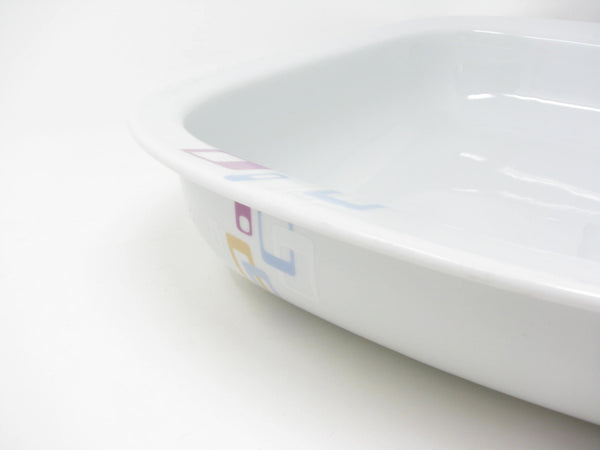 edgebrookhouse - Vintage Royal Worcester Jamie Oliver Retro Large Monster Serving Dish with Geometric Pattern
