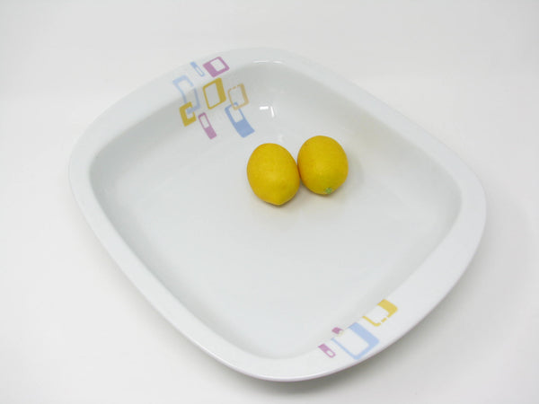 edgebrookhouse - Vintage Royal Worcester Jamie Oliver Retro Large Monster Serving Dish with Geometric Pattern