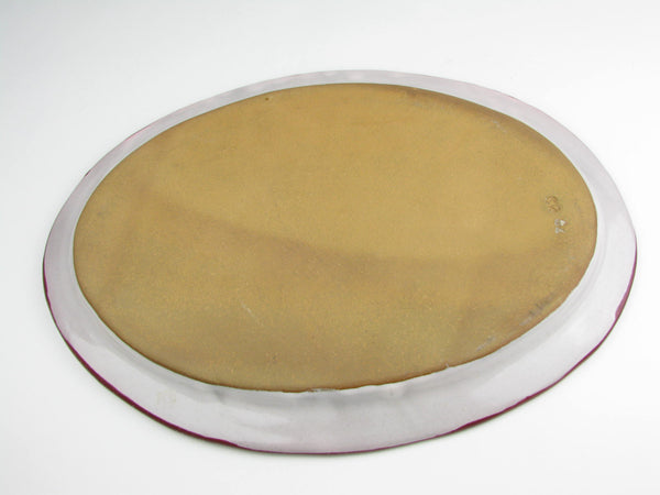 Stephen Kilborn Rabbit Studio Art Pottery Platter Made in Taos New Mexico