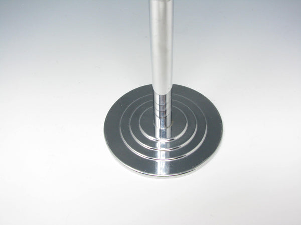 Vintage 1930s Gerth & Gerth for Chase Art Deco Tubular Chrome Bud Vase