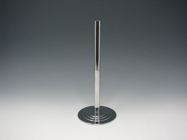 Vintage 1930s Gerth & Gerth for Chase Art Deco Tubular Chrome Bud Vase