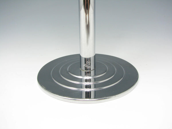 Vintage 1930s Gerth & Gerth for Chase Art Deco Tubular Chrome Bud Vase