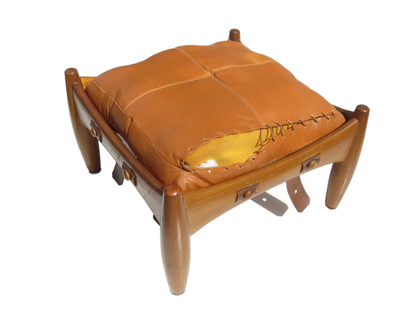 Vintage 1950s Brazilian Modern Sergio Rodrigues "Sheriff" Sofa, Lounge Chair & Ottoman - 3 Pieces