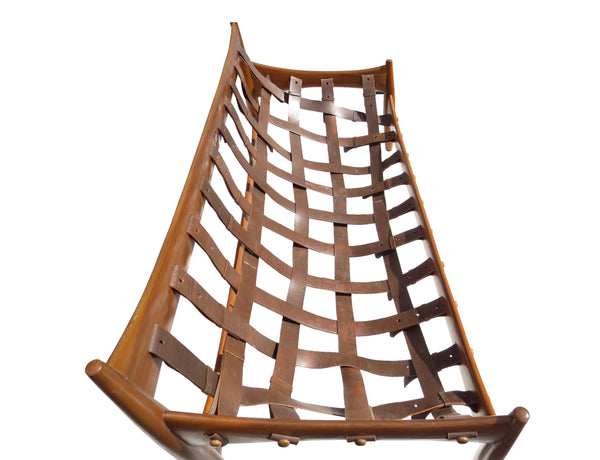 Vintage 1950s Brazilian Modern Sergio Rodrigues "Sheriff" Sofa, Lounge Chair & Ottoman - 3 Pieces