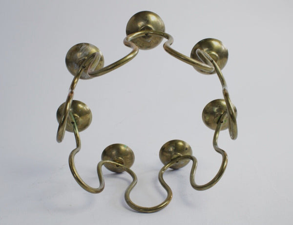 Vintage 1950s Scandinavian Brass Candlestick by Lars Holmström for Arvika