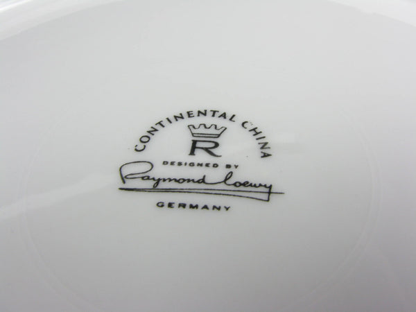 Vintage 1960s Raymond Loewy for Rosenthal Continental Rose Damask Dinnerware Set - 76 Pieces