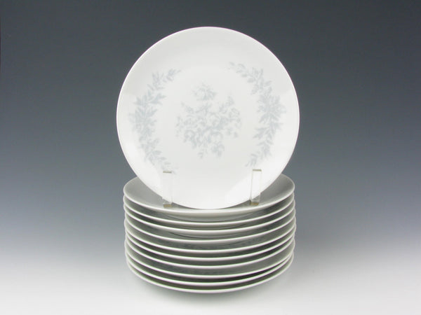 Vintage 1960s Raymond Loewy for Rosenthal Continental Rose Damask Dinnerware Set - 76 Pieces