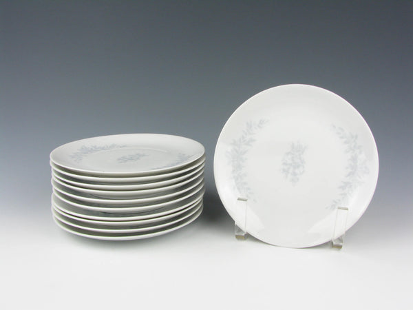 Vintage 1960s Raymond Loewy for Rosenthal Continental Rose Damask Dinnerware Set - 76 Pieces