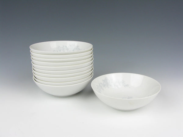 Vintage 1960s Raymond Loewy for Rosenthal Continental Rose Damask Dinnerware Set - 76 Pieces