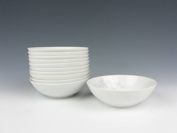 Vintage 1960s Raymond Loewy for Rosenthal Continental Rose Damask Dinnerware Set - 76 Pieces