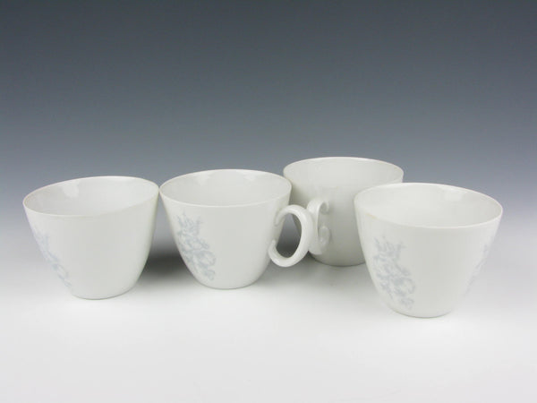 Vintage 1960s Raymond Loewy for Rosenthal Continental Rose Damask Dinnerware Set - 76 Pieces