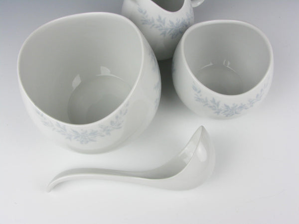Vintage 1960s Raymond Loewy for Rosenthal Continental Rose Damask Dinnerware Set - 76 Pieces