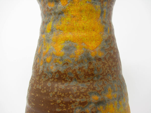 edgebrookhouse Vintage 1970s Alrun Guest for Haeger Pottery Vase with Organic Form and Orange Peel Lava Glaze