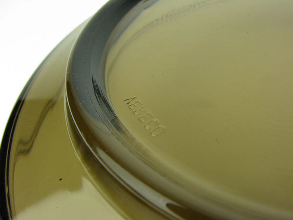 edgebrookhouse - Vintage 1970s Vereco France Smoke Brown Glass Dinnerware Set - 40 Pieces