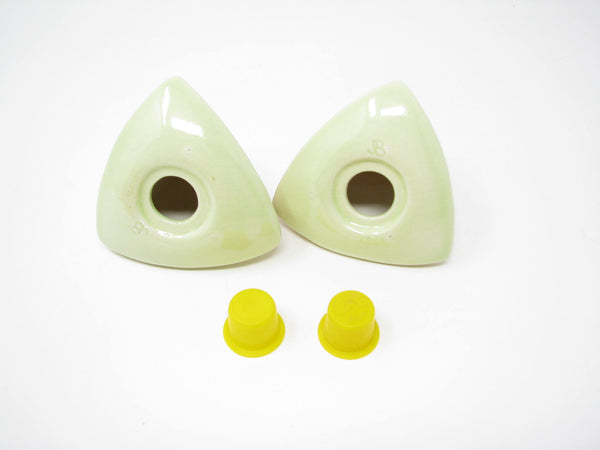 Vintage 1980s Ceramic Watermelon Shaped Salt & Pepper Shakers