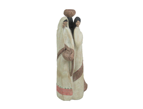edgebrookhouse - Vintage 1988 Austin Productions Sculpture of Acoma Women "Earth Wind & Fire"
