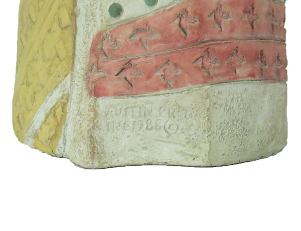 edgebrookhouse - Vintage 1988 Austin Productions Sculpture of Acoma Women "Earth Wind & Fire"